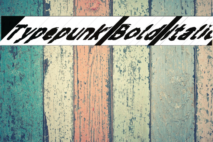 Typepunk Bold Italic Example 2