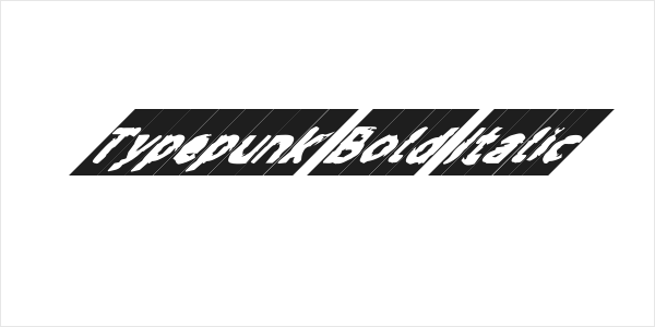 Typepunk Bold Italic Logo
