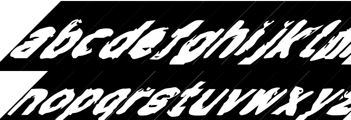 Typepunk Bold Italic Font LOWERCASE