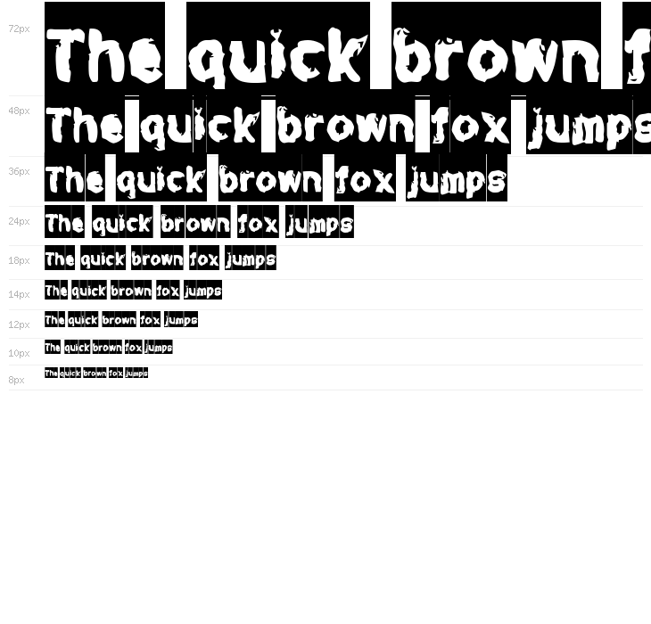 Typepunk Bold Waterfall