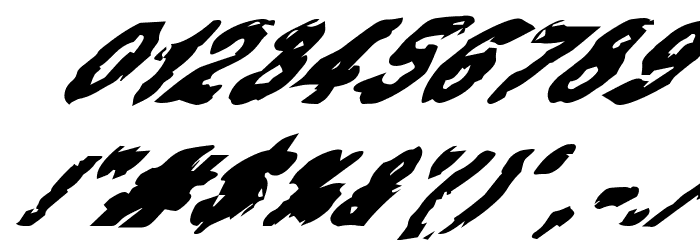 Typepunk Italic Font OTHER CHARS