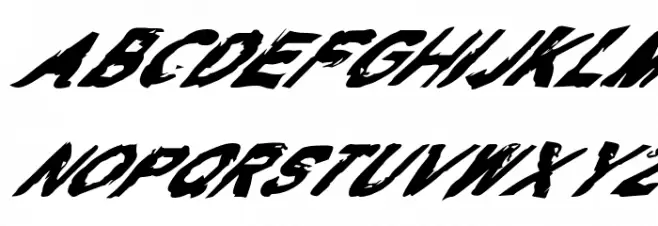 Typepunk Italic Шрифта ВЕРХНИЙ
