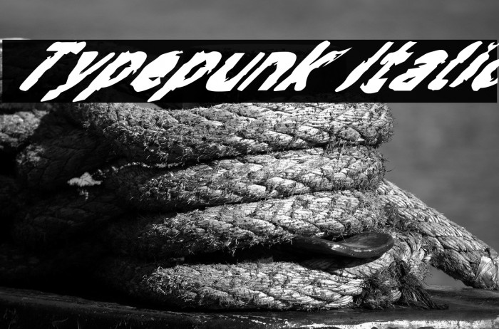 Typepunk Italic Example 2