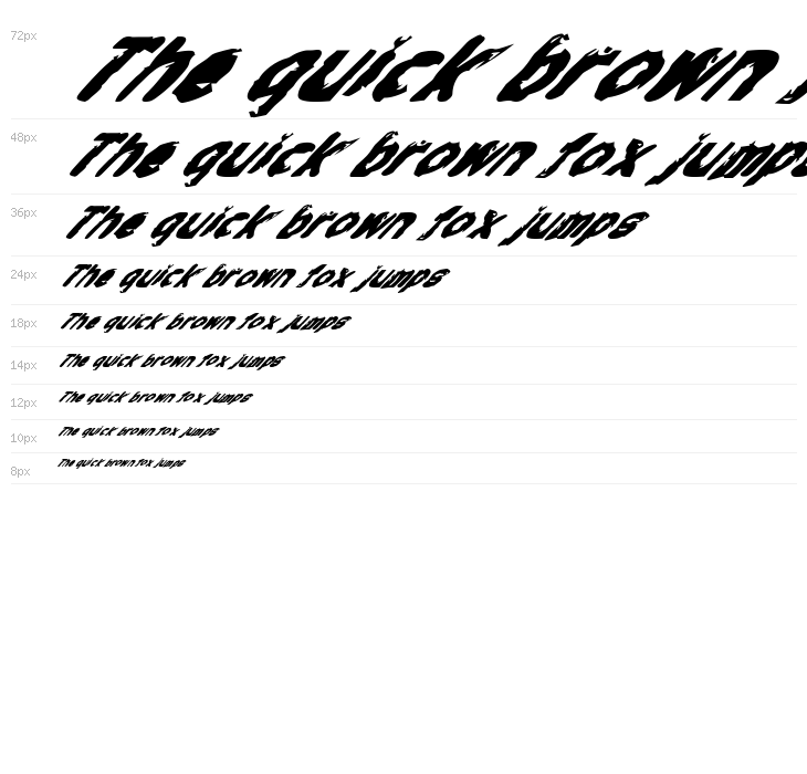 Typepunk Italic Waterfall