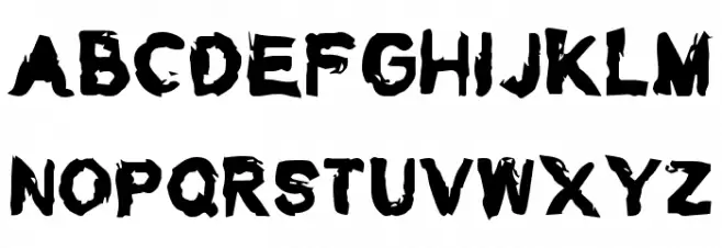 Typepunk Schriftart Groß
