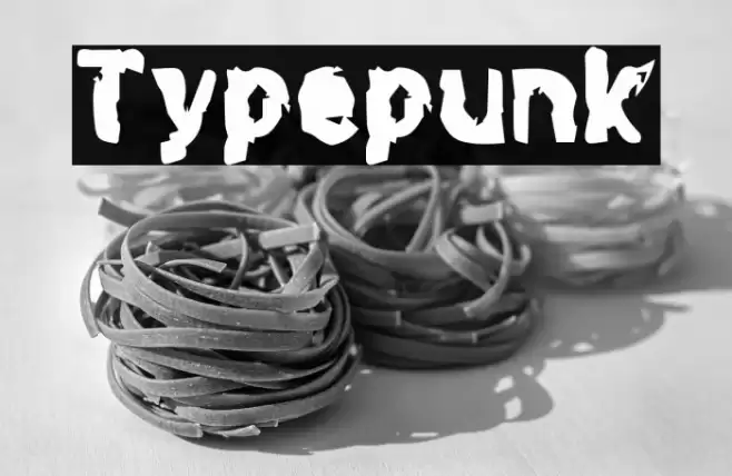 Typepunk Font examples
