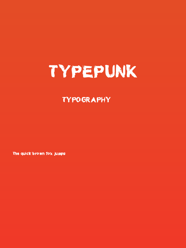 Typepunk Poster