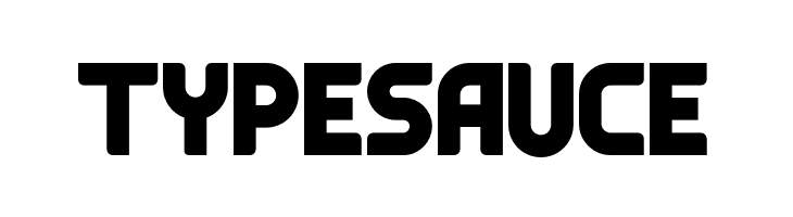 Typesauce  フリーフォントのダウンロード