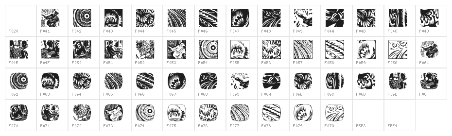 TypesettersTV Character Map