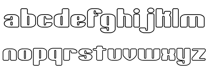 Typesource Extol O BRK Font LOWERCASE