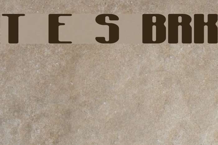 Typesource Extol S BRK Caratteri examples