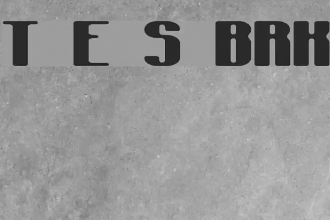 Typesource Extol S BRK Font examples