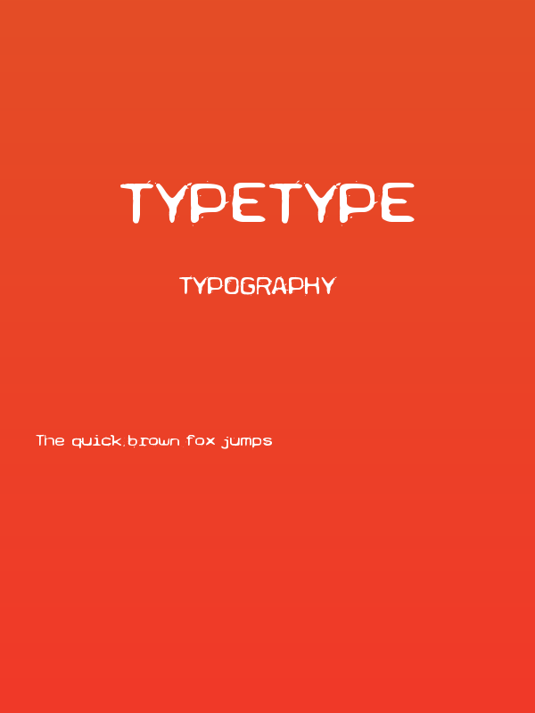 Typetype Poster