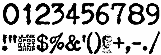Typetys Font OTHER CHARS