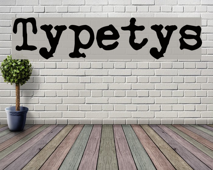 Typetys Font examples