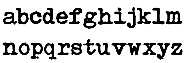 Typetys Font LOWERCASE