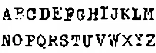 Typewise Alpha Fonte MAIÚSCULAS