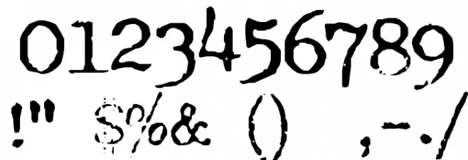 Typewriter-Font [Royal 200] Fuentes OTROS CHARS