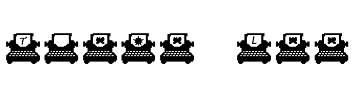Typewriter Letter Font
