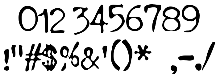 Typewriter Oldstyle Font OTHER CHARS