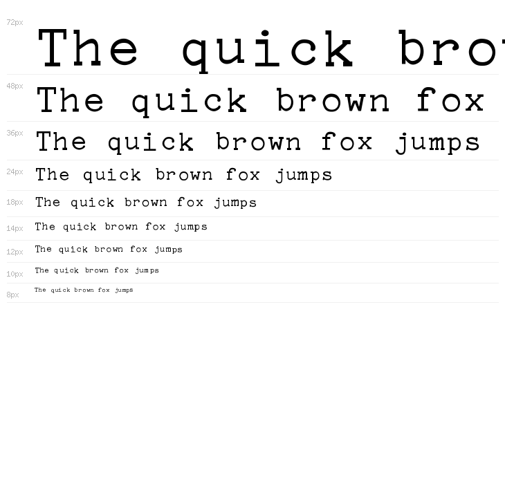 Typewriter PG Waterfall