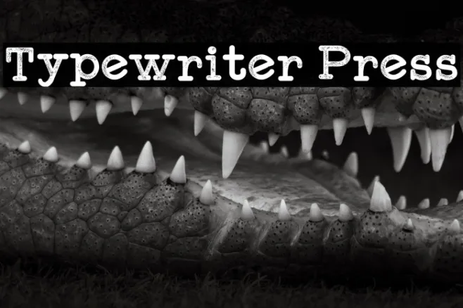 Typewriter Press Example 3