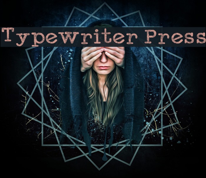 Typewriter Press Font examples