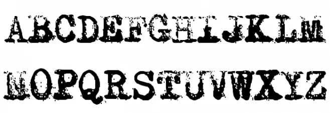 Typewriter - Remington RIVIERA Fonte MAIÚSCULAS