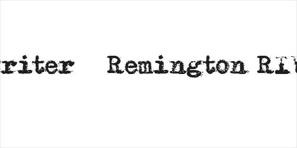 Typewriter - Remington RIVIERA Logo