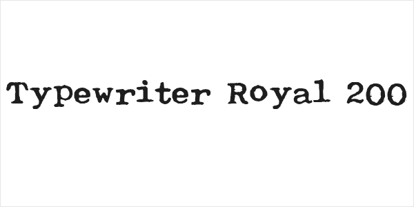 Typewriter Royal 200 Logo