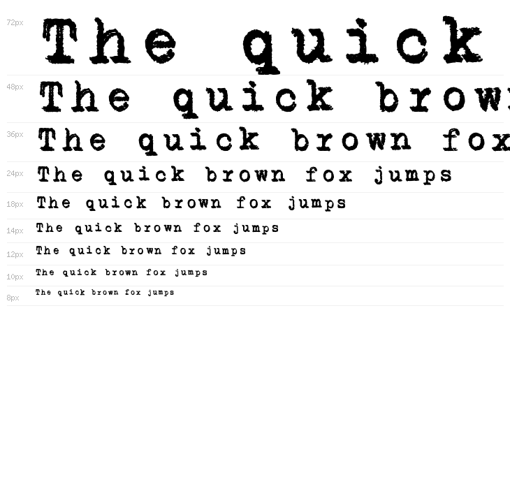 Typewriter-doubled Waterfall