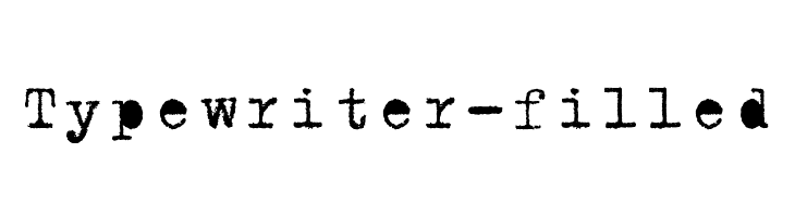 Typewriter-filled  Descarca Fonturi Gratis