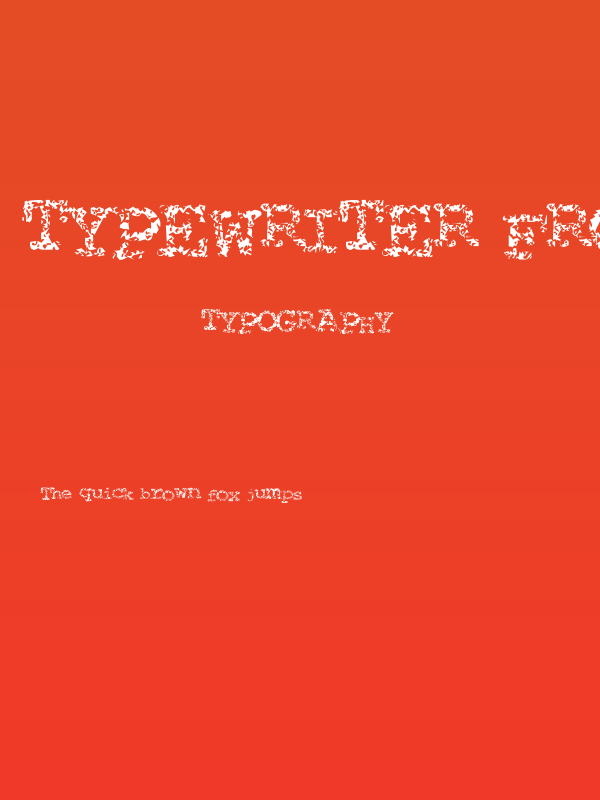 Typewriter from hell Poster