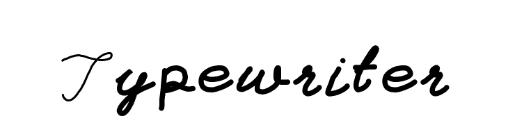 Typewriter Font