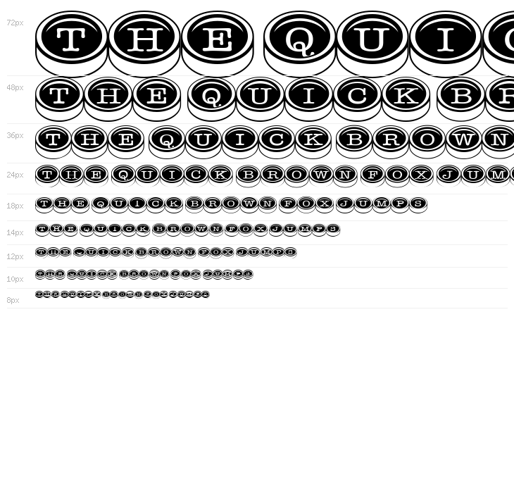 TypewriterKeys Waterfall