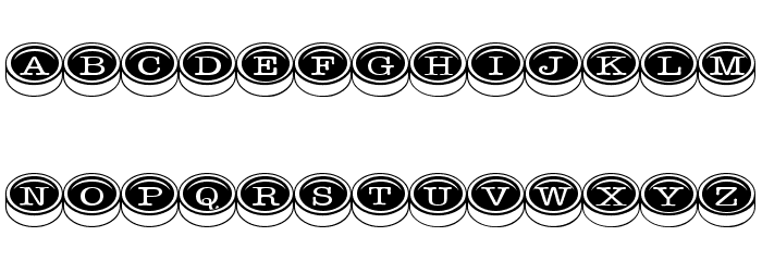 TypewriterKeys Font LOWERCASE