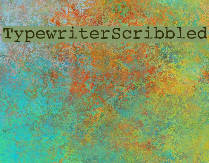 TypewriterScribbled Fuentes examples