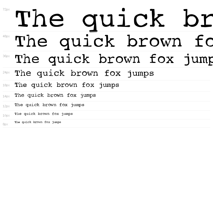 TypewriterScribbled Waterfall