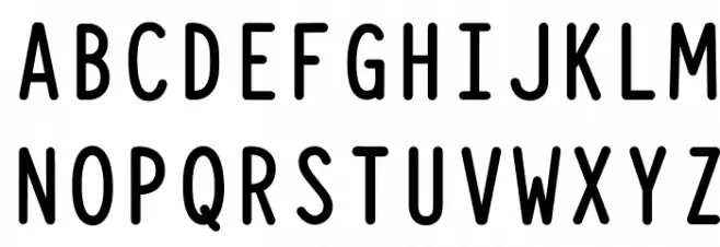 Typewriter_Condensed Bold خط أحرف كبيرة