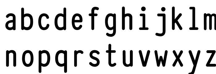 Typewriter_Condensed Bold Fuentes MINÚSCULAS