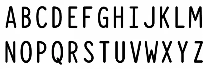 Typewriter_Condensed_Demi Fonte MAIÚSCULAS