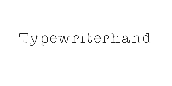 Typewriterhand Logo