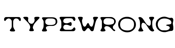 Typewrong  フリーフォントのダウンロード