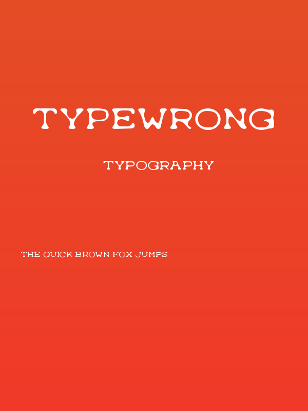 Typewrong Poster