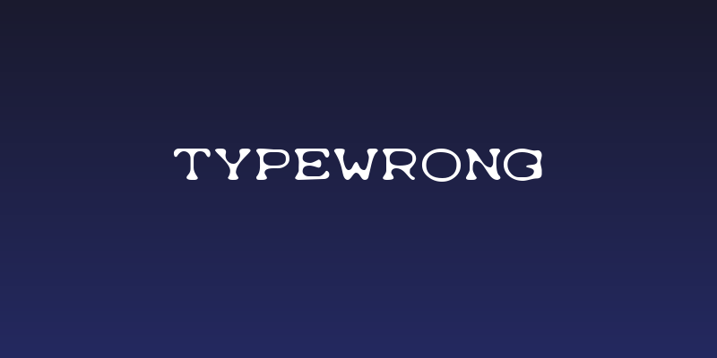 Typewrong Social Header