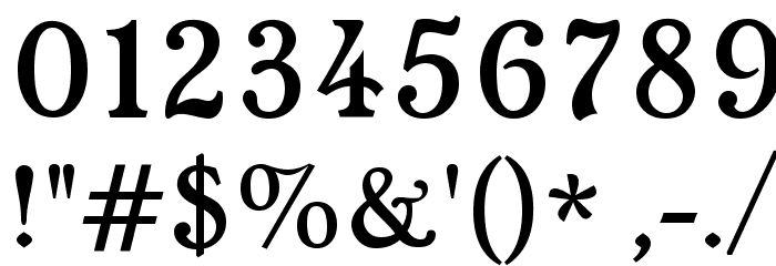 Typey McTypeface Font OTHER CHARS
