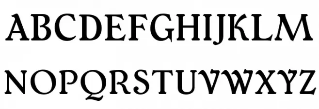 Typey McTypeface Fuentes MAYÚSCULAS