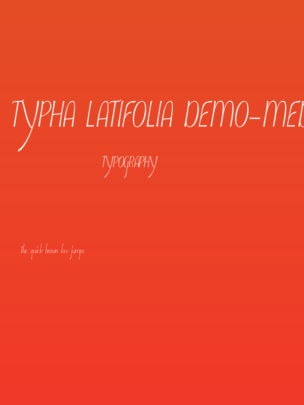 Typha Latifolia Demo-Medium Poster