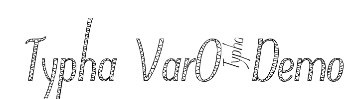 Typha Var05Demo  フリーフォントのダウンロード