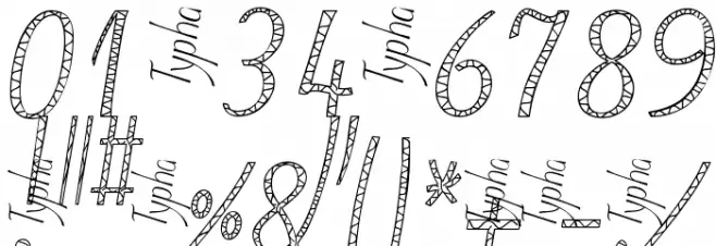 Typha Var05Demo Font OTHER CHARS